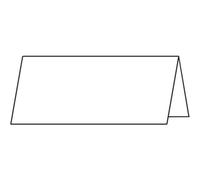 Carte marque-place, blanc éclatant, 185 g/m2