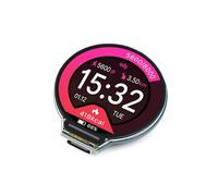 Carte MCU RP2350 avec écran LCD de 1,28 pouces, compatible avec Raspberry Pi, Dual-Core Arm Cortex-M33 & RISC-V, écran IPS 240 × 240, 520 Ko SRAM, USB-C, idéal pour les projets Arduino