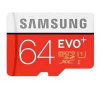 Carte Mémoir Samsung Evo plus 64 Go micro sd SDHC/SDXC Class 10 + Adapteur