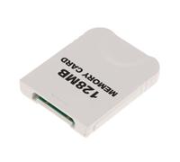 Carte Mémoire 128mb Grande Capacité Compatible Avec Nintento Wii / Game Cube Ngc