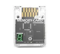 Carte Mémoire 2048 MBit pour GameCube avec un Affichage Numérique Carte Mémoire pour Console de Jeu (RVL-001)