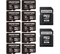 Carte Mémoire 32 Go Lot De 10 Cartes, Haute Vitesse De Lecture Allant Jusqu'à 90 Mo/S. Idéal Pour Drone Full Hd Vidéo Caméra Android U1 C10 Carte Micro Sdhc Avec 4 Étuis Et 2 Adapt[Gop6253174]-Old Jam