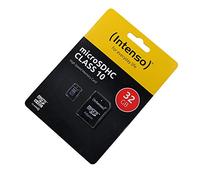 Carte mémoire 32Go Compatible avec Honor Pad X8, microSDHC, Classe 10, HighSpeed, avec Adaptateur SD