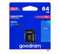 Carte mémoire 64 Go Universelle Goodram UHS-I Adaptateur Class 10 66-226