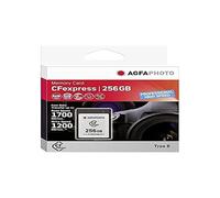 Carte mémoire CFexpress - AGFAPHOTO - 256 Go - Haute vitesse - Professionnelle - Couleur noire