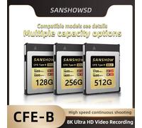 Carte mémoire CFexpress Type B - idéale pour les vidéos RAW 4K et 8K, une photographie à grande vitesse et une utilisation professionnelle - Compatible avec 256GB