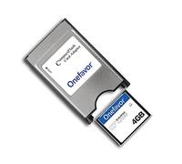 Carte mémoire Compact Flash 128 Mo 256 Mo 512 Mo CF 1 Go 2 Go 4G pour machine de contrôle numérique CNC IPC Adaptateur PCMCIA (4 Go Compact Flash vers PCMCIA)