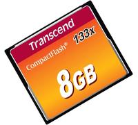 Carte Mémoire Compactflash 133 8Gb (Cf Card) Jusqu'À 50/20 Mb/S, Supporte Le Mode De Transfert Ultra Dma 4 Avec Mémoire Flash Mlc Nand Idéal Pour Reflex Débutants - Ts8Gcf133