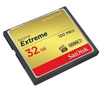 Carte mémoire Compact Flash SANDISK Extrême Classe 10 (120Mo/s 800x) 32 GB