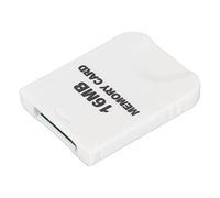 Carte mémoire de jeu, carte mémoire de jeu ABS look élégant blanc haute vitesse durable Plug and Play pour les accessoires de console de jeu (16 Mo (251 blocs))
