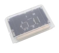 Carte Mémoire de Jeux Vidéo pour Mega Drive, Carte de Jeu 3000 en 1, Carte D'extension de Cartouche de Jeu pour Mega Drive, pour Système Maître, pour Jeux 32X (Blanc Transparent)