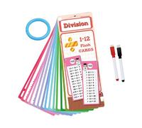 Carte mémoire de multiplication - Cartes d'information de multiplication - Jeu de multiplications - Aide à l'apprentissage des mathématiques - Apprentissage amusant avec jeu de mathématiques - Aide