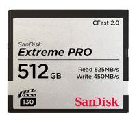 Carte mémoire Extreme Pro CompactFlash CFast 2.0 512 Go - SANDISK - VPG-130
