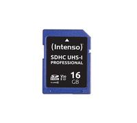 Intenso – Carte mémoire flash SDHC UHS‑I 16 Go Classe 10