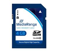 - Carte mémoire flash - 4 Go - Class 10 - SDHC - bleu