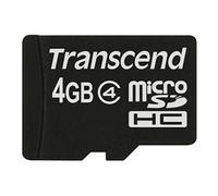 Transcend TS4GUSDC4 mémoire flash 4 Go MicroSDHC
