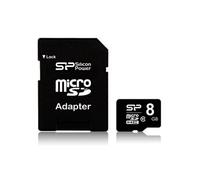 - Carte mémoire flash (adaptateur microSDHC - SD inclus(e)) - 8 Go - Class 10 - micro SDHC