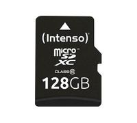 Intenso - Carte mémoire flash (adaptateur microSDXC vers SD inclus(e)) - 128 Go - Class 10 - microSDXC