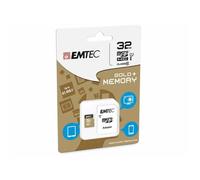 Carte mémoire flash - EMTEC - Micro SD 32 Go - Classe 10 - Vitesse de lecture jusqu'à 85 Mo/s