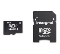Carte mémoire flash INTEGRAL UltimaPro - 8 Go - UHS Class 1 / Class10 - micro SDHC