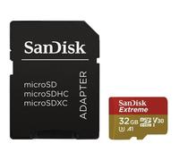Carte mémoire SD micro SANDISK micro SDHC Extrême M Mobile UHS-I A1 V30 Classe 10 (100Mo/s 667x) 32 GB