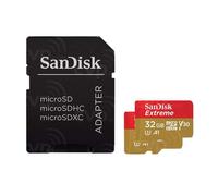 Carte mémoire flash SanDisk Extreme 32 Go A1 - Video Class V30 - UHS-I U3 microSDHC UHS-I
