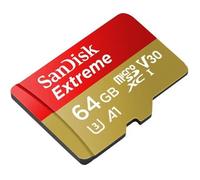 Carte mémoire flash SanDisk Extreme 64 Go A1 - Video Class V30 - UHS-I U3 microSDXC