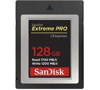 SanDisk Extreme SD card PRO CFexpress Type B, 128 Go, jusqu'à 1 700 Mo/s, tourner des vidéos en 4K RAW