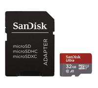 Carte mémoire flash - SANDISK - ULTRA MICROSDHC - 32 Go - Classe 10 - Vitesse de lecture jusqu'à 120 Mo/s