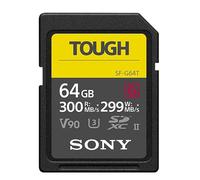 Carte mémoire flash Sony SF-G series TOUGH SF-G64T 64 Go Video Class V90 - UHS-II U3 - Class10 SDXC UHS-II