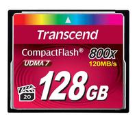 Transcend - carte mémoire flash - 128 go - compactflash