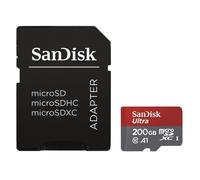 Carte mémoire flash Ultra SANDISK - 200 Go - microSDXC UHS-I - Classe 10 - A1/UHS Class 1