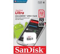 Carte mémoire flash Ultra - SANDISK - 32 Go - Class 10 - 533x - SDHC UHS-I