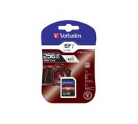 Carte mémoire flash - VERBATIM - Premium - 256 Go - UHS Class 1 / Class10 - 300x - SDXC UHS-I