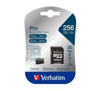 Verbatim Carte mémoire microSDXC 47045 256 Go UHS-I U3 A2 Classe 10
