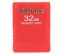 Carte Mémoire FMCB Gratuite McBoot 32 Mo V1.966 pour Console de Jeu Playstation2, Carte de Stockage de Données Externe de Jeu Haute Vitesse pour Standard et Slim Line (Rouge)