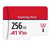 Carte mémoire - Gaming - 256 GO - microSD UHS-I U3 V30 A2 - 100MB/s - Rouge