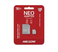 Carte MEMOIRE HIKSEMI M-SD 128G Micro SDHC - Serie C1 avec Adaptateur 92MB/s 40MB/s Class 10