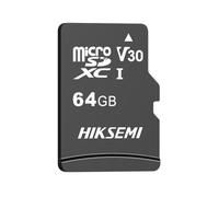 Hiksemi Carte mémoire M-SD 64 Go microSDHC C1 92/30 Mo/s Class 10 avec adaptateur