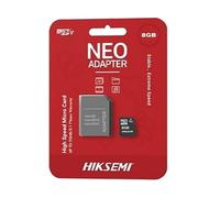 Carte MEMOIRE HIKSEMI M-SD 8G Micro SDHC - Serie C1 avec Adaptateur 92MB/s 10MB/s Class 10