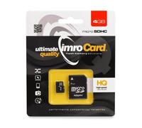 Carte mémoire - IMRO - microSD 4 Go - microSD (TransFlash) - Avec adaptateur SD - Compatible lecteurs SD
