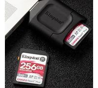 Carte mémoire - KINGSTON - 256 Go SD React Plus - Compatible SD - Noir - Haute vitesse