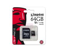 Carte Memoire Kingston 64 Go Classe 10 Pour Huawei P20 Lite / P10 Lite / Mat 10 Pro