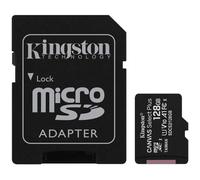 Kingston Technology Canvas Select Carte micSDXC Plus 100R A1 C10 de 128 Go + ADP