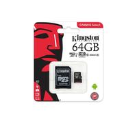Kingston Technology Canvas Select 64 Go MicroSDXC UHS-I Classe 10