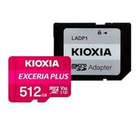 Carte mémoire - Kioxia - Exceria Plus U3 V30 - 512 Go - Classe 10 - microSD