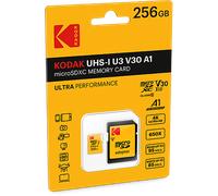 Carte mémoire Kodak microSD Card 256GB UHS-I U3 V30 Ultra avec adaptateur