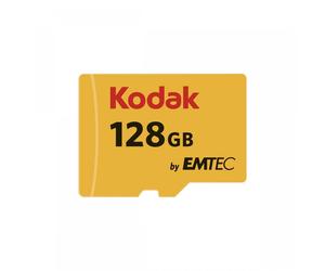 Carte mémoire KODAK microSD UHS-1 U1 Class 10 avec adaptateur SD - 128GB