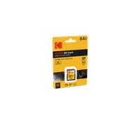 Kodak Carte mémoire SDXC 64 Go UHS‑I U3 Classe 10 650x Noir