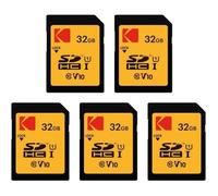Kodak Pack de 5 cartes mémoire SDHC Ultra High Speed 32 Go Classe 10